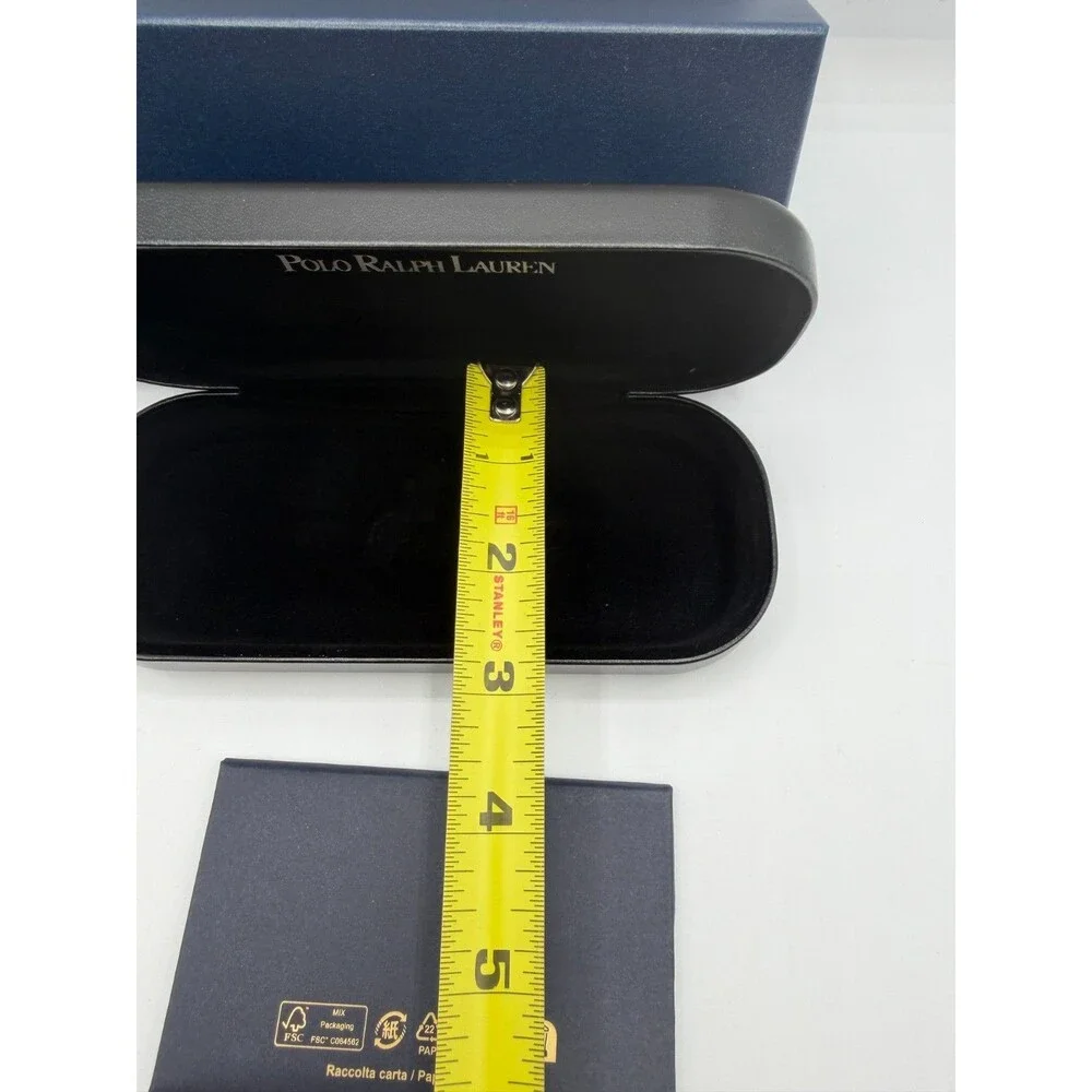 Polo Ralph Lauren Sunglasses Case Box Set w/ Sleeve Authentic Black EUC